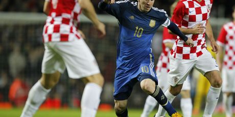 Lionel Messi protiv Hrvatske (Foto: AFP)