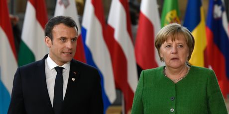 Emmanuel Macron i Angela Mekel (Foto: AFP)