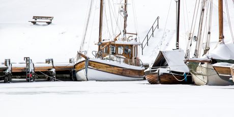 Zamrznuto Baltičko more na sjeveroistoku Njemačke (Foto: AFP)
