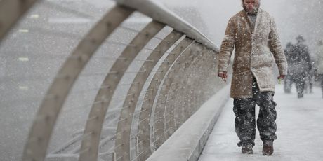 Hladnoća u Europi (Foto: AFP)