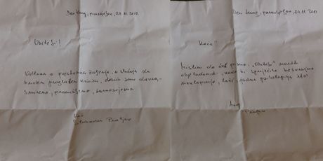 Pismo koje je obitelji napisao Slobodan Praljak (Foto: Dnevnik.hr) - 2