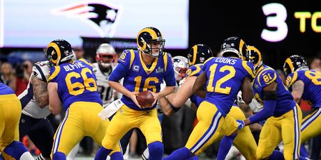 Jared Goff na SuperBowlu (Foto: AFP)