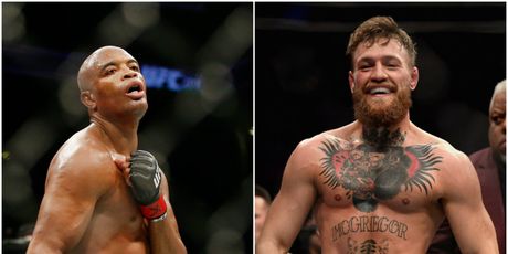 Silva vs McGregor (Foto: AFP)