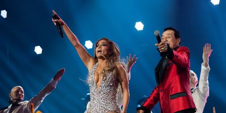 Jennifer Lopez i Smokey Robinson (Foto: Getty Images)