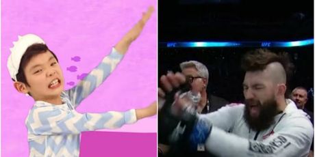 Baby shark vs Barberena (Screenshot)