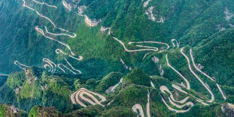 Tianmen Mountain Road, Kina - 2