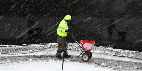 Snježna oluja u SAD-u (Foto: AFP)