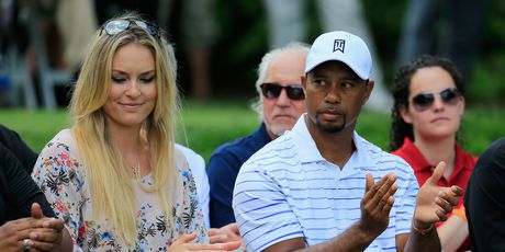 Lindsey Vonn i Tiger Woods (Foto: AFP)