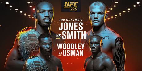 UFC 235 poster