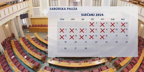 Saborska pauza u siječnju 2019. godine (Foto: Dnevnik.hr)