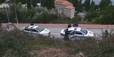 Dva policijska automobila