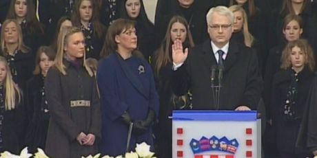 Inauguracija Ive Josipovića