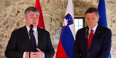 Zoran Milanović i Borut Pahor