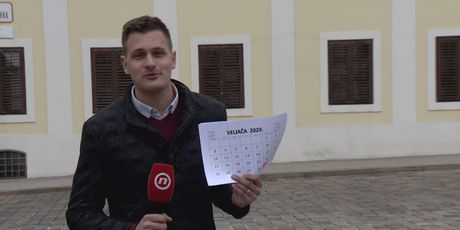Dino Goleš s kalendarom