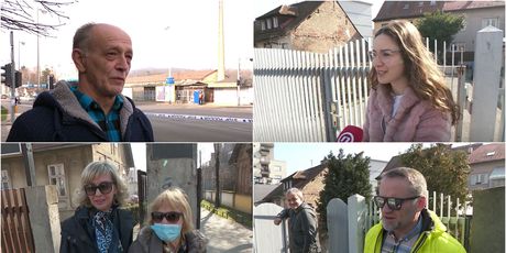 Građani koji su komentirali rušenje dimnjaka ciglane na Črnomercu