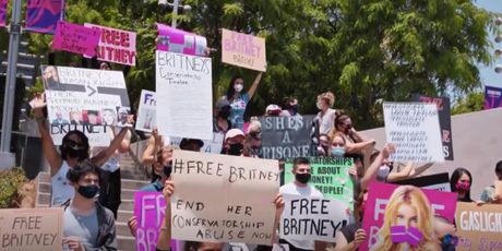 Prosvjednici daju podršku Britney Spears