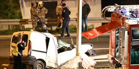 Prometna nesreća u Splitu na nadvožnjaku Visoka - 7