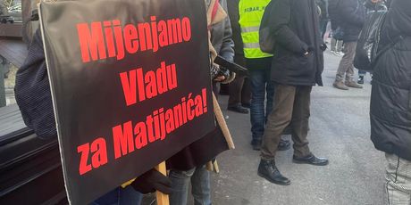 HND-ov prosvjed zbog smrti Vladimira Matijanića - 2