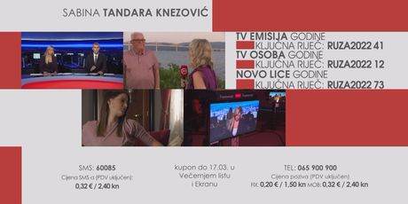 Dnevnik Nove TV nominiran za Večernjakovu ružu - 4
