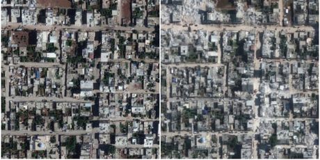 Satelitske snimke Turske prije i nakon potresa