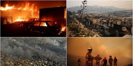 Posljedice požara u Čileu