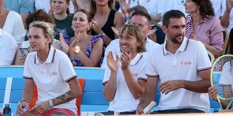 Doris Bačić, Luka Modrić i Marin Čilić