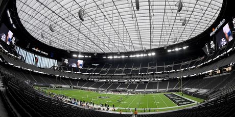 Unutrašnjost stadiona Allegiant u Las Vegasu