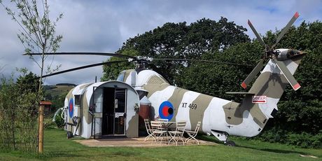 Neobičan smještaj u vojnom helikopteru na otoku Isle of Wight - 2