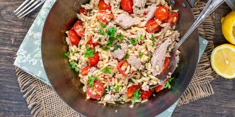 Orzo tjestenina s tunom iz konzerve