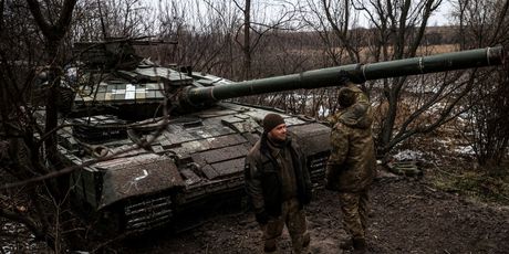 Ukrajinski vojnici u Kremini 12. siječnja 2023.