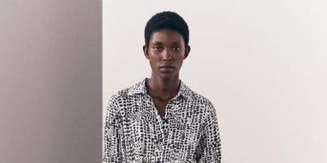 ZARA: Haljina s crno-bijelim uzorkom