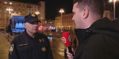 Stipo Mandić, voditelj OKCP-a i Domagoj Mikić, reporter Dnevnika Nove TV