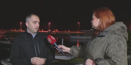 Marin Čavić, načelnik općine Starograd i Sanja Jurišić, reporterka Dnevnika Nove TV