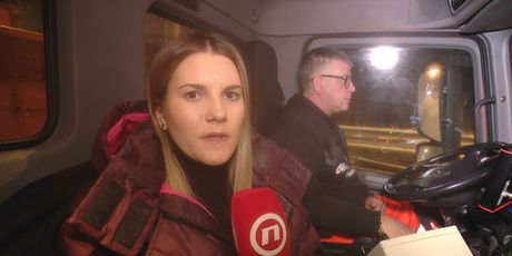 Igor Barić, vozač ralice i Katarina Jusić Mezga, reporterka Dnevnika Nove TV - 2