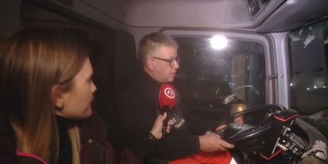 Igor Barić, vozač ralice i Katarina Jusić Mezga, reporterka Dnevnika Nove TV - 4