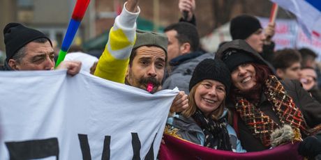 Skup u Kragujevcu u znak podrške studentskim blokadama - 4