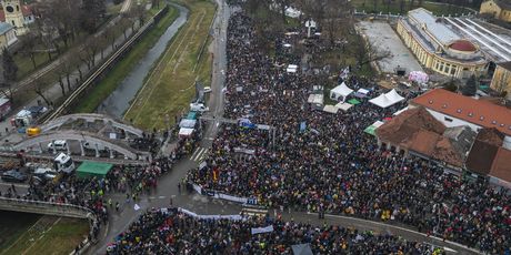 Skup u Kragujevcu u znak podrške studentskim blokadama - 5