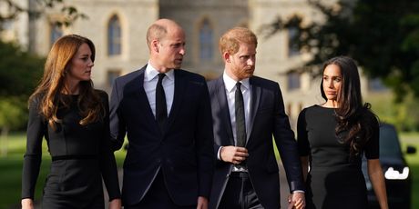 Kate Middleton, princ William, princ Harry, Meghan Markle - 1