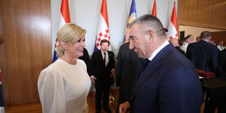 Kolinda Grabar Kitarović i Ante Gotovina na inauguraciji Zorana Milanovića