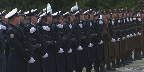 Hrvatska vojska na inauguraciji - 1