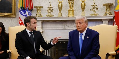 Sastali se Macron i Trump