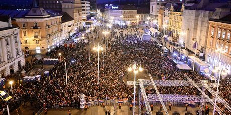 Doček rukometaša u Zagrebu - 1