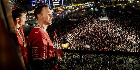 Mathias Gidsel na dočeku