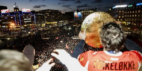 Doček danskih rukometaša