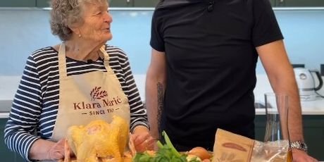 Stjepan Vukadin i baka njegove supruge