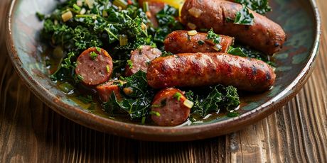 Grünkohl und pinkel