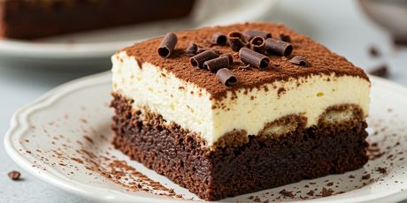 Brownie tiramisu