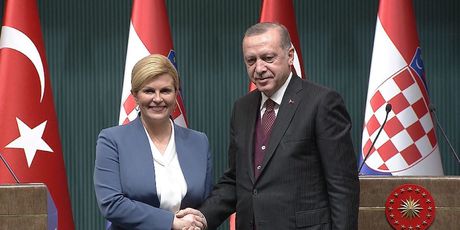 Kolinda Grabar Kitarović i Recep Tayyip Erdoğan (Foto: Dnevnik.hr) - 2