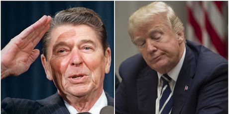 Ronald Reagan i Donald Trump (Foto: AFP)