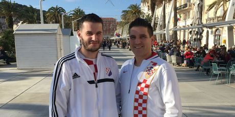 Hrvatski navijači na splitskoj rivi (GOL.hr)